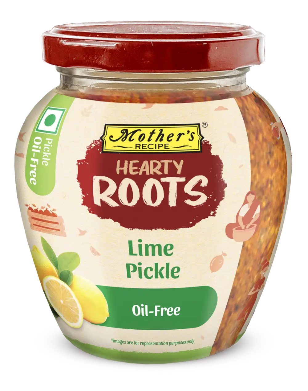Lime <br> <span class="lighter">Pickle</span><br />oil free